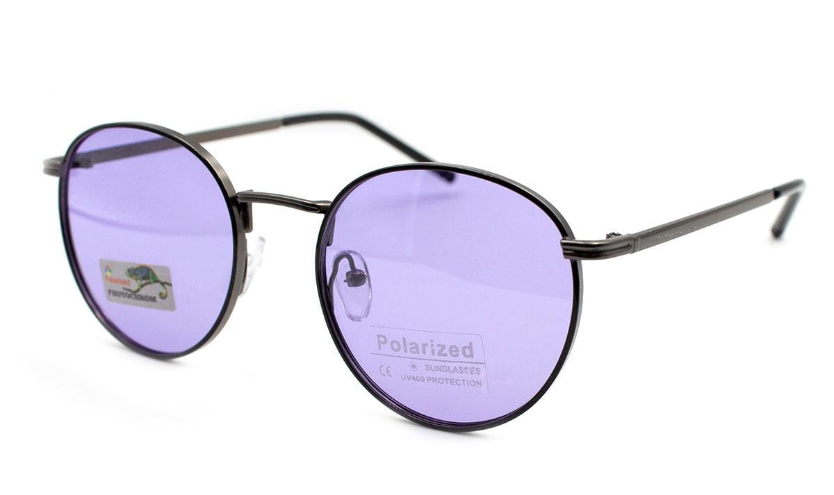 Окуляри сонцезахисні темні фотохром 06003 с6 polarized Violet (01955)