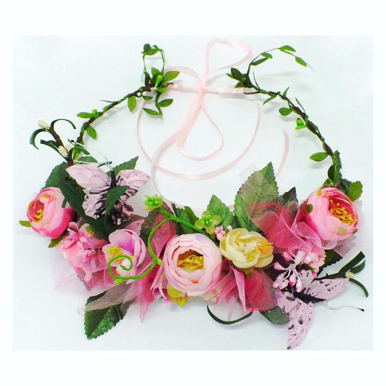 Венок на голову Seta Decor Весенняя фея (17-702PN)