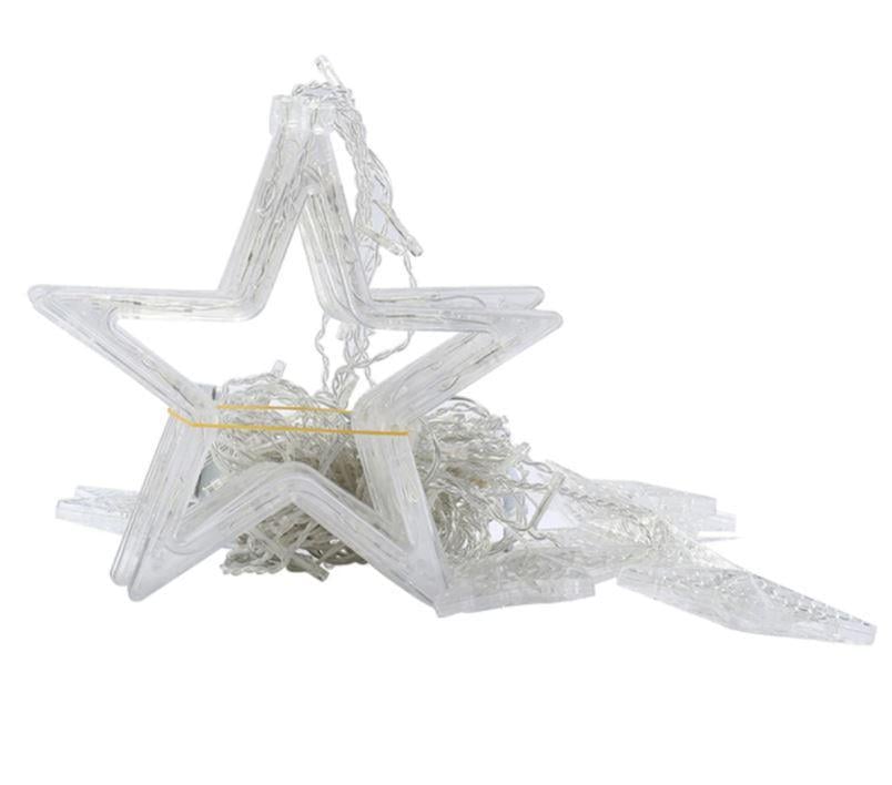 Гирлянда-шторка светодиодная Новогодние звезды с разными режимами свечения 3 м (5313542)