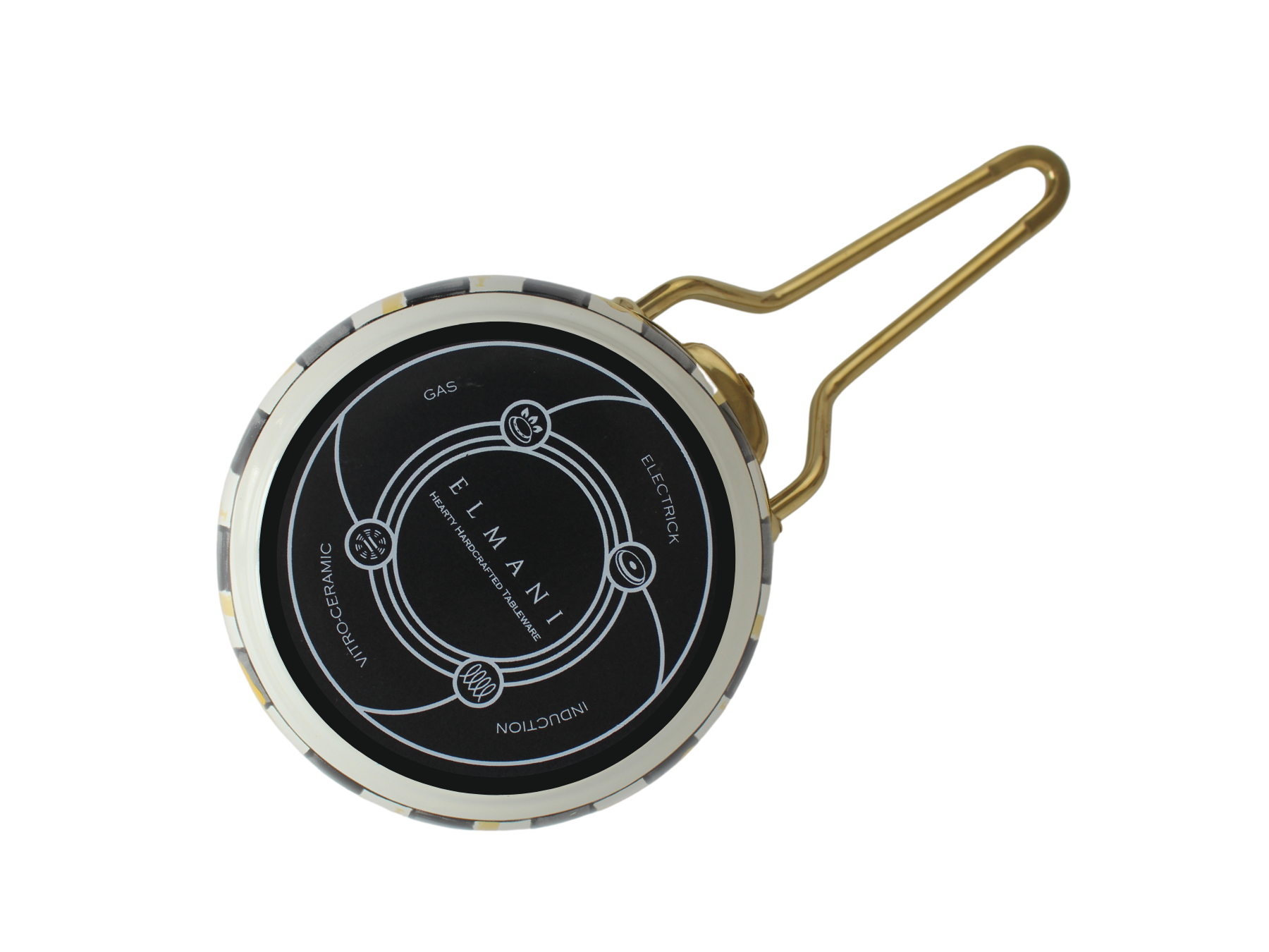 Ковш эмалированный Elmani Sicily с крышкой 0,9 л 14 см х 31 см (763-037) - фото 2 Ковш эмалированный Elmani Sicily с крышкой 0,9 л 14 см х 31 см (763-037) - фото 2