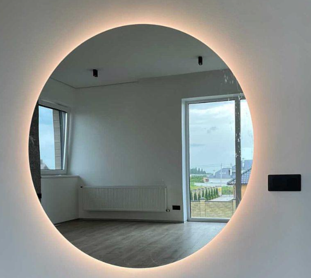 Зеркало для ванной комнаты с подсветкой LED Mirror Токио с подогревом 90 см