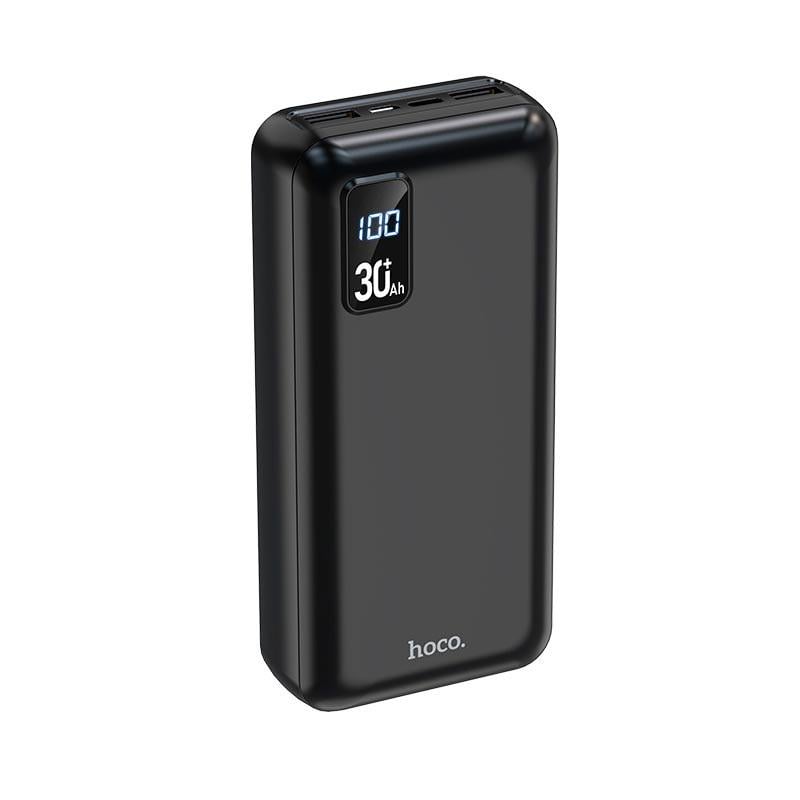 Портативное зарядное устройство Hoco Serenity Digital Display Large Capacity DB34B 30000 mAh Black (10307291) - фото 1