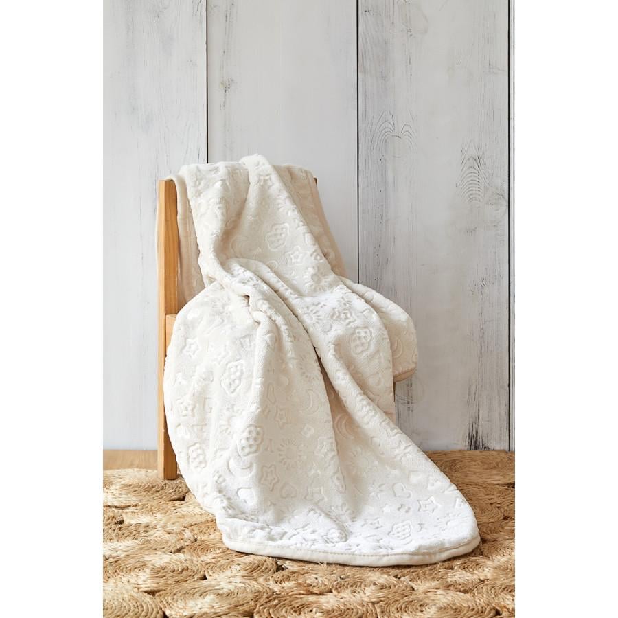 Детский плед в кроватку Karaca Home Candy Bej 2020-2 100х120 (svt-2000022245289)