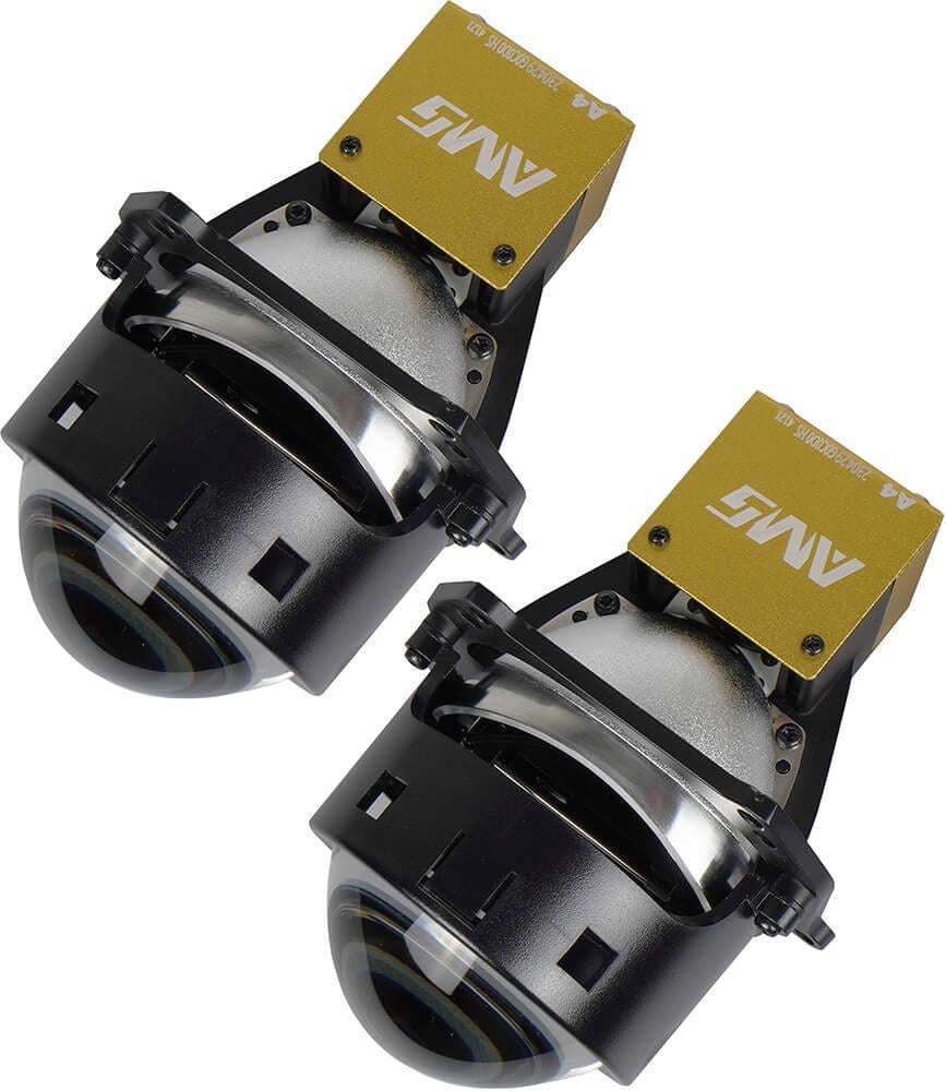 Автомобильные линзы светодиодные AMS 55 Вт 3" A4 3.0 F 5500К (30283)