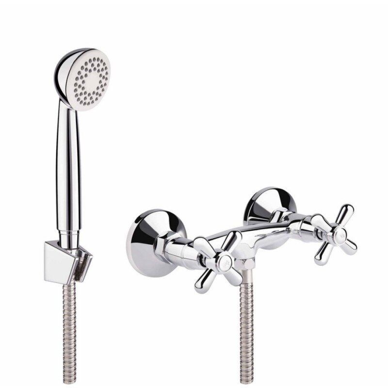 Змішувач для душу Q-tap DOMINOx QTDOMCRM363 двоважільний Хром (60299)