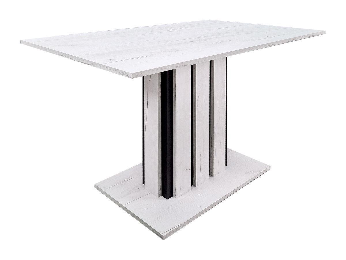 Стол обеденный Intarsio STARLINE D/C 68x110 см Дуб крафт белый/Черный (STARLINE_D/C) Стол обеденный Intarsio STARLINE D/C 68x110 см Дуб крафт белый/Черный (STARLINE_D/C)