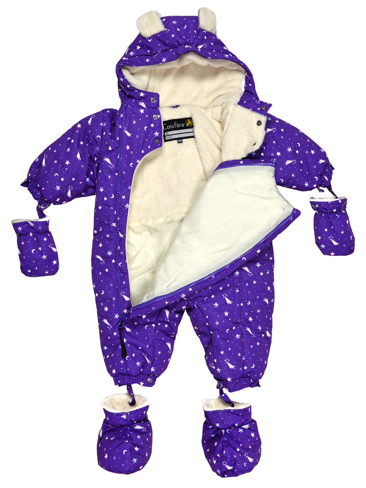 Комбінезон Conifere 86 см Бузковий (CF13007) - фото 2 Комбінезон Conifere 86 см Бузковий (CF13007) - фото 2