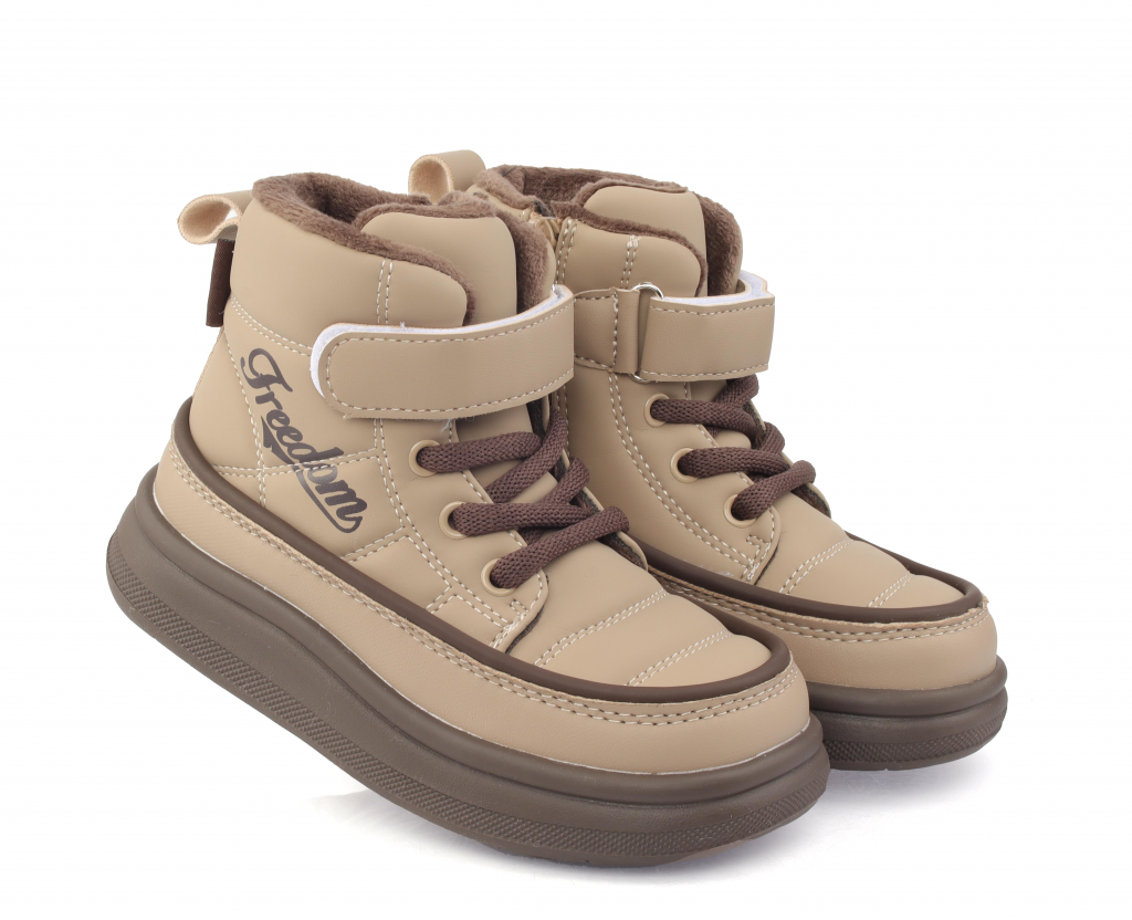 Ботинки осенние для девочек 11707 р. 30 Бежево-коричневый