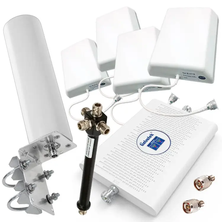 Комплект посилення зв'язку та інтернету Lintratek AA-23F-GDW з репітером та всеспрямованою антеною 70 дБ (30454452)