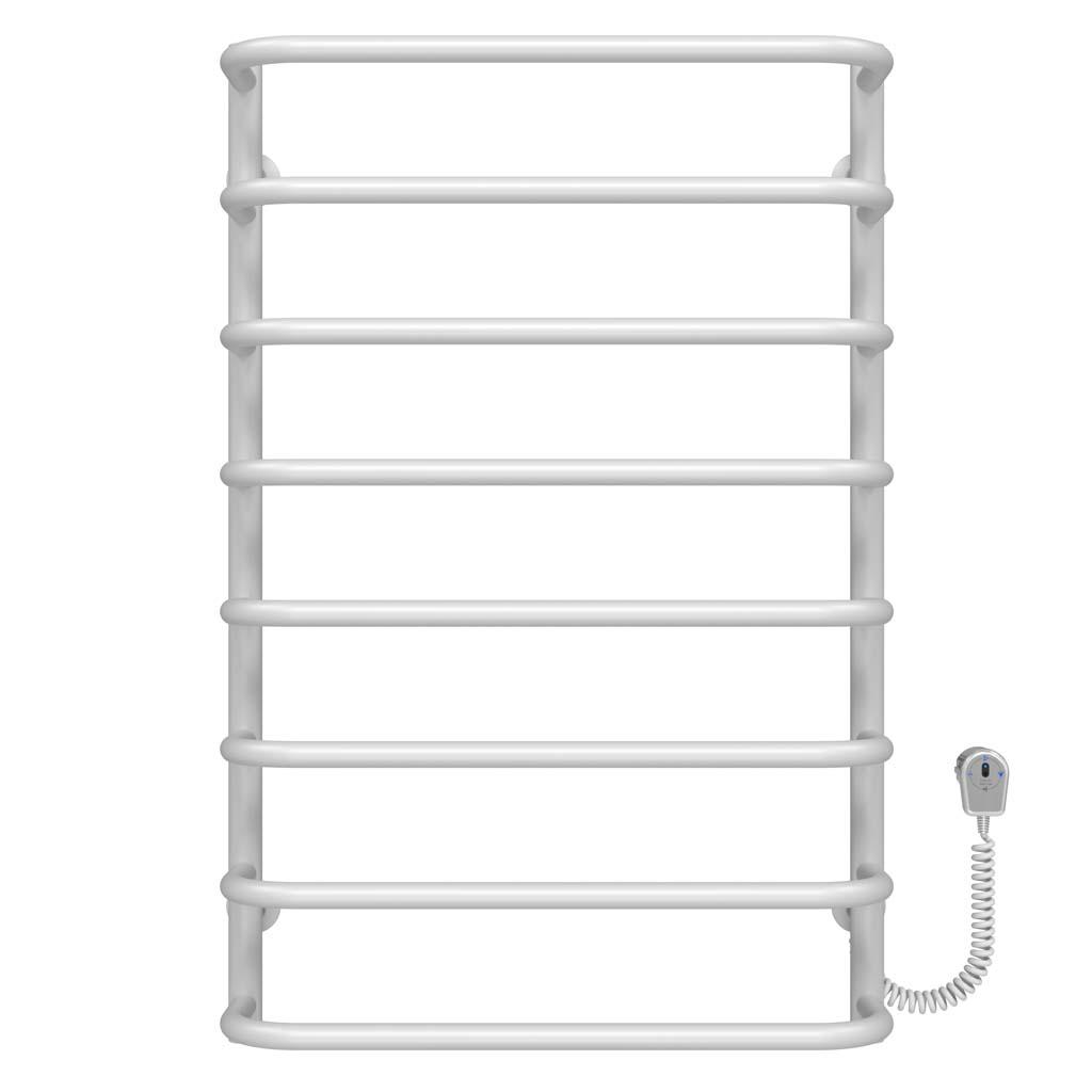 Полотенцесушитель электрический Deffi Стандарт П8 EF16 правое подключение крашеная сталь 500х800 мм Белый (D.SS.80.50.8.EWR5)