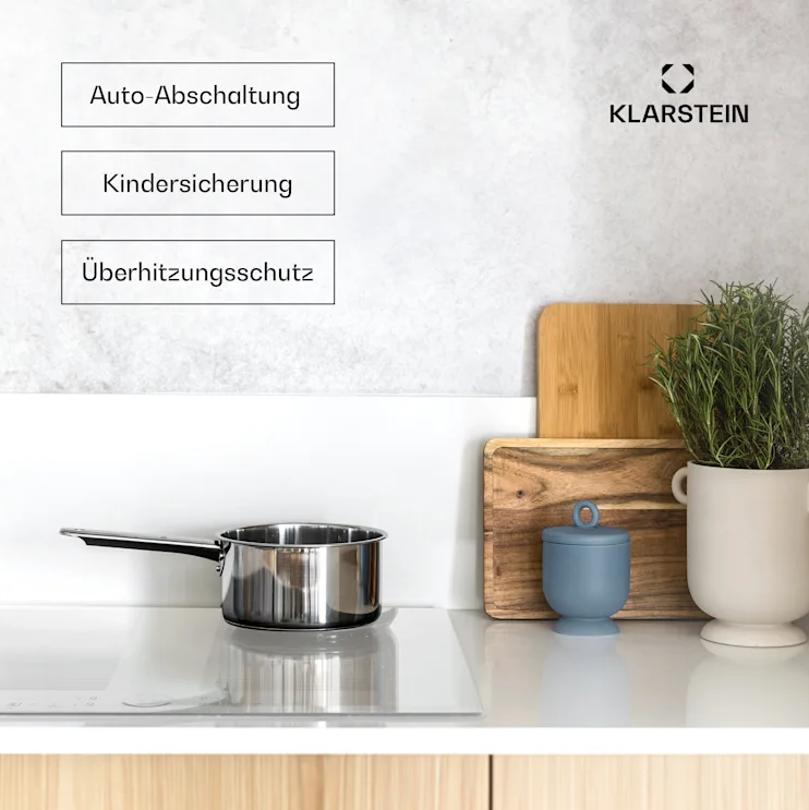 Индукционная плита Klarstein Delicatessa 70 Flex Варочная панель для кухни 7000 Вт (10045604) - фото 7 Индукционная плита Klarstein Delicatessa 70 Flex Варочная панель для кухни 7000 Вт (10045604) - фото 7