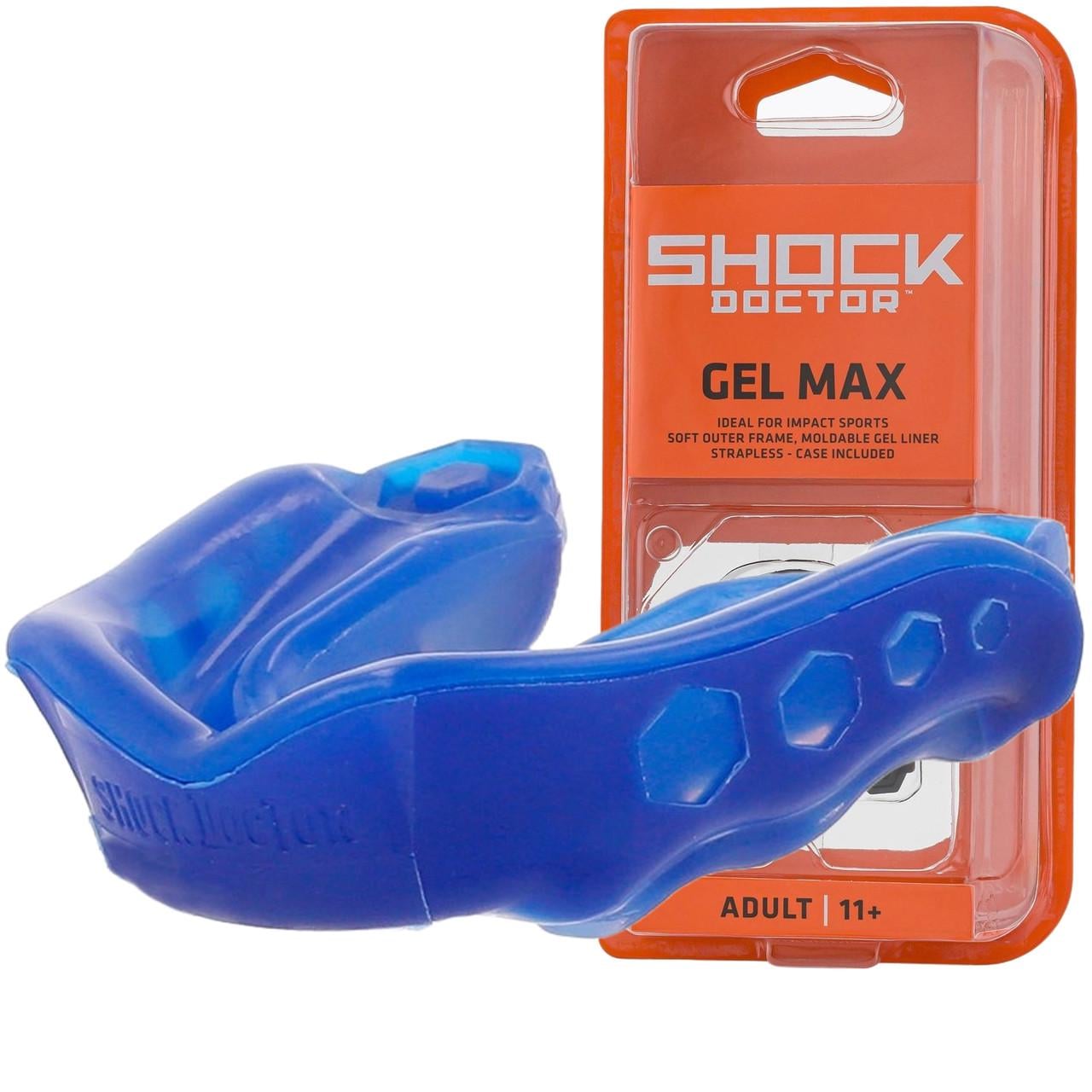 Капа Shock Doctor Gel Max доросла вік 11+ Blue (6150-BLU-AD)