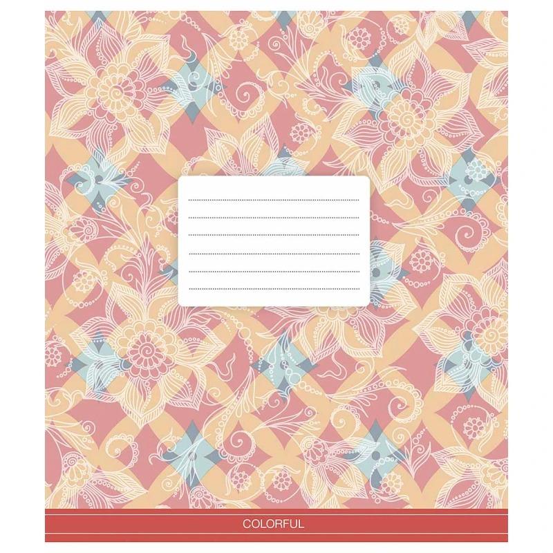 Школьная тетрадь в линейку Школярик 12 листов Разноцветный (NB-286-Z-413)