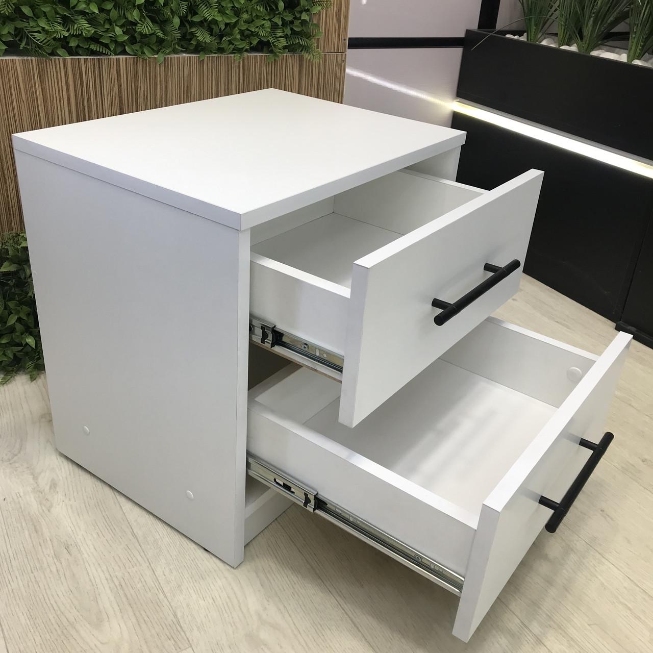 Тумба приліжкова Ексклюзив 450х450х350 мм Білий - фото 3