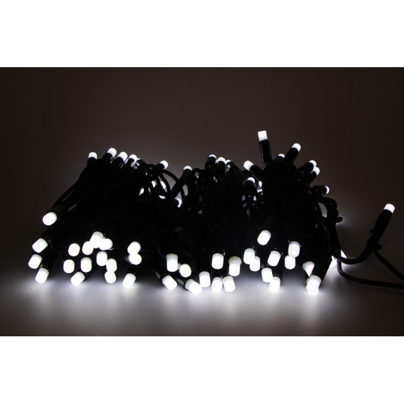 Гирлянда 8 м 80LED холодный белый IP44 (040605)