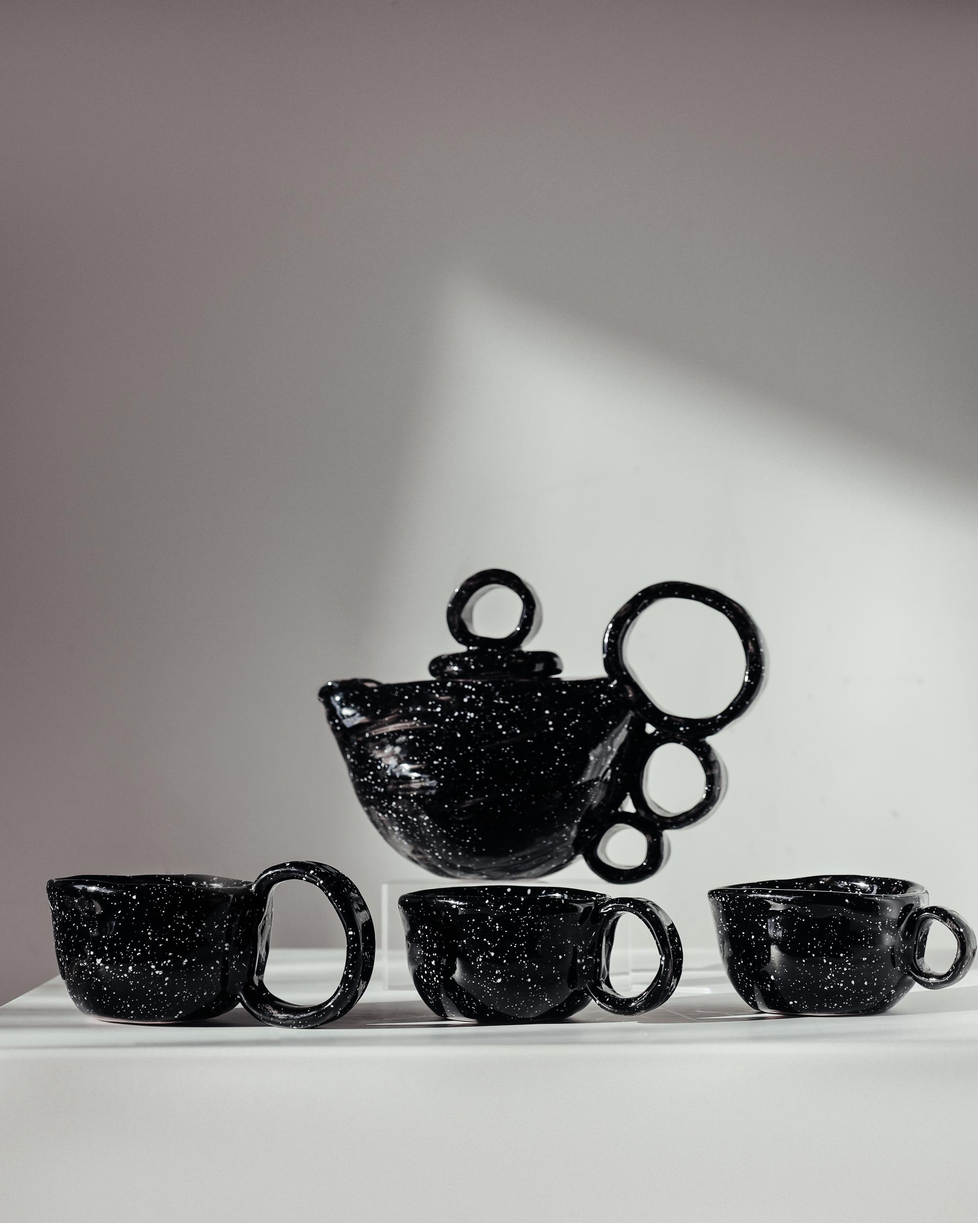 Набор для чайной церемонии Космос ручной работы (TS-11)