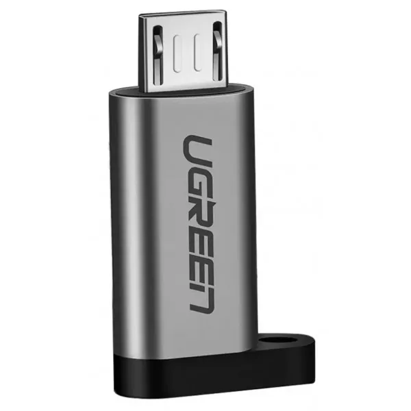 Адаптер UGREEN US282 USB Type-C to Micro USB Grey (50590)