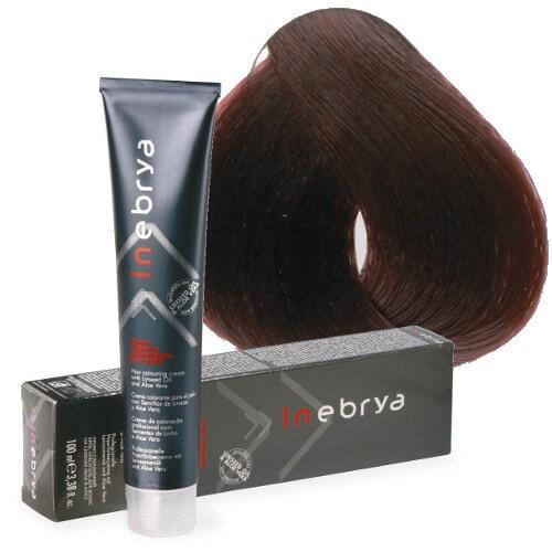 Крем-краска для волос Inebrya Color 4/5 каштановый махагон 100 мл