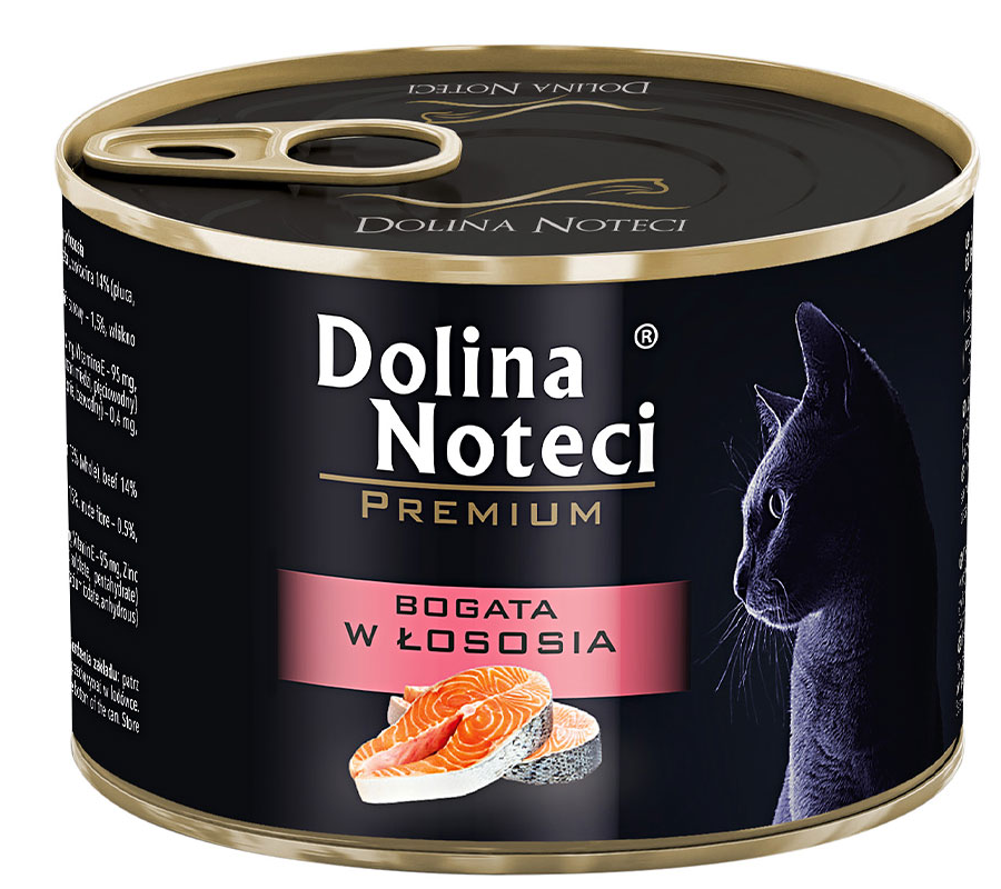 Корм консервований Dolina Noteci Premium для котів м'ясні шматочки в соусі з телятиною 185 г (23709781)