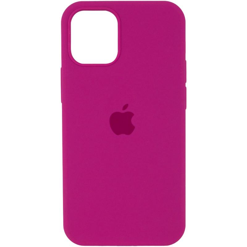 Противоударный чехол Silicone Case Full Protective AA для Apple iPhone 13 6.1" Малиновый/Dragon Fruit