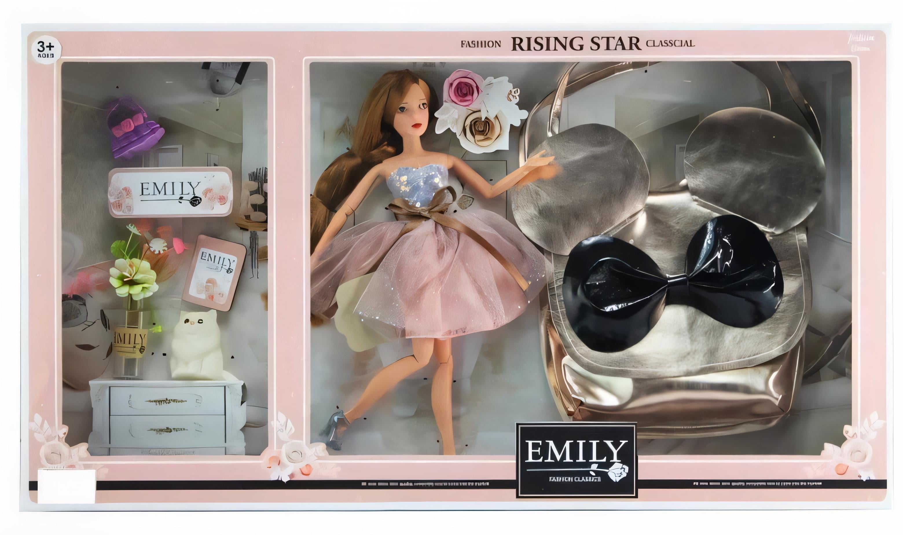 Кукла Emily QJ 096 B с аксессуарами и сумочкой 30 см (31548675)