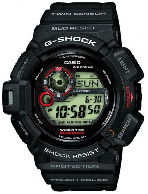 Мужские Часы Casio G-9300-1ER Кварцевые