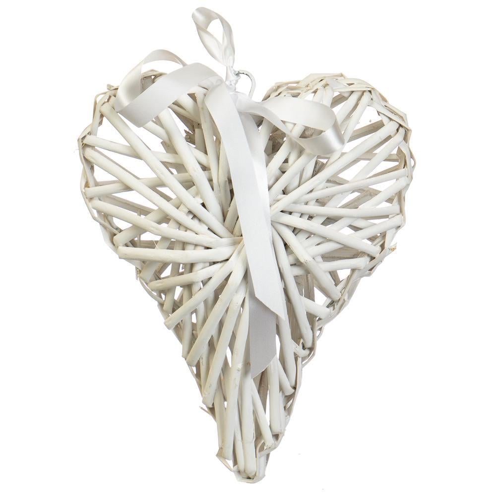 Декор із лози Плетене серце 20х24 см 3 комплекти (5002-006)