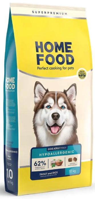 Корм сухий для дорослих собак великих порід Home Food Форель з рисом гіпоалергенний 10 кг (00-00022976)