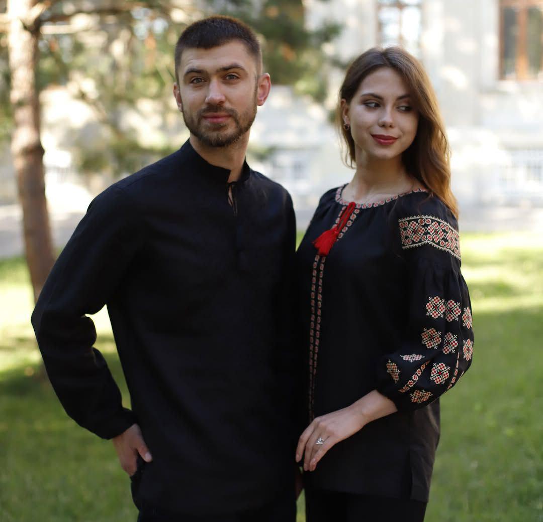 Вышиванка мужская р. 54 Черный (472) - фото 3 Вышиванка мужская р. 54 Черный (472) - фото 3