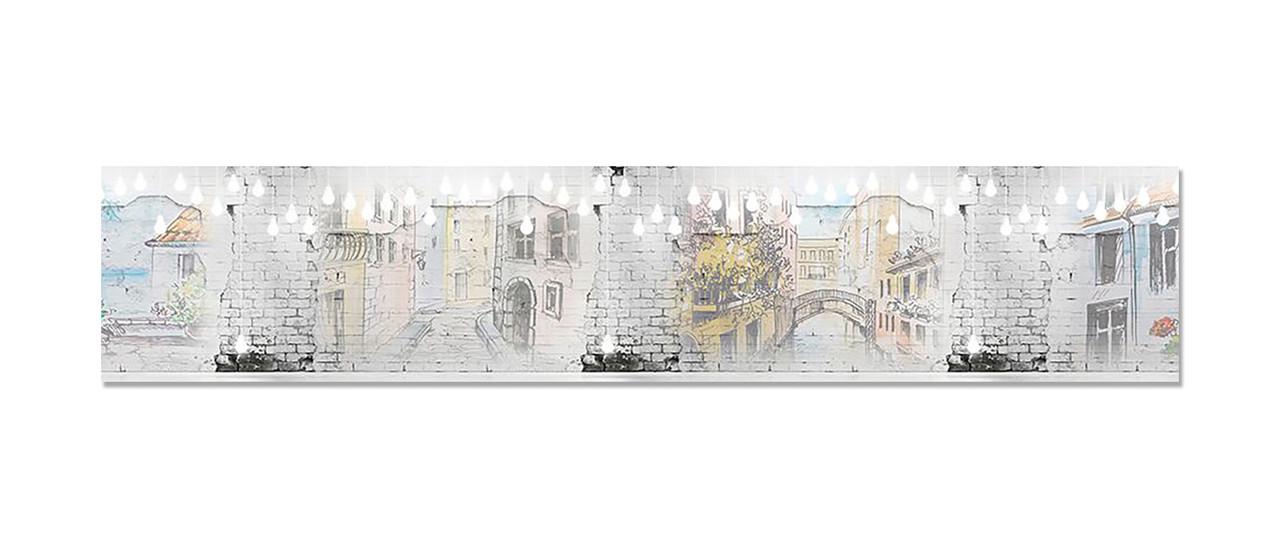 Наклейка виниловая на кухню Zatarga Фрески Кирпичи 600х3000 мм (1262637377)