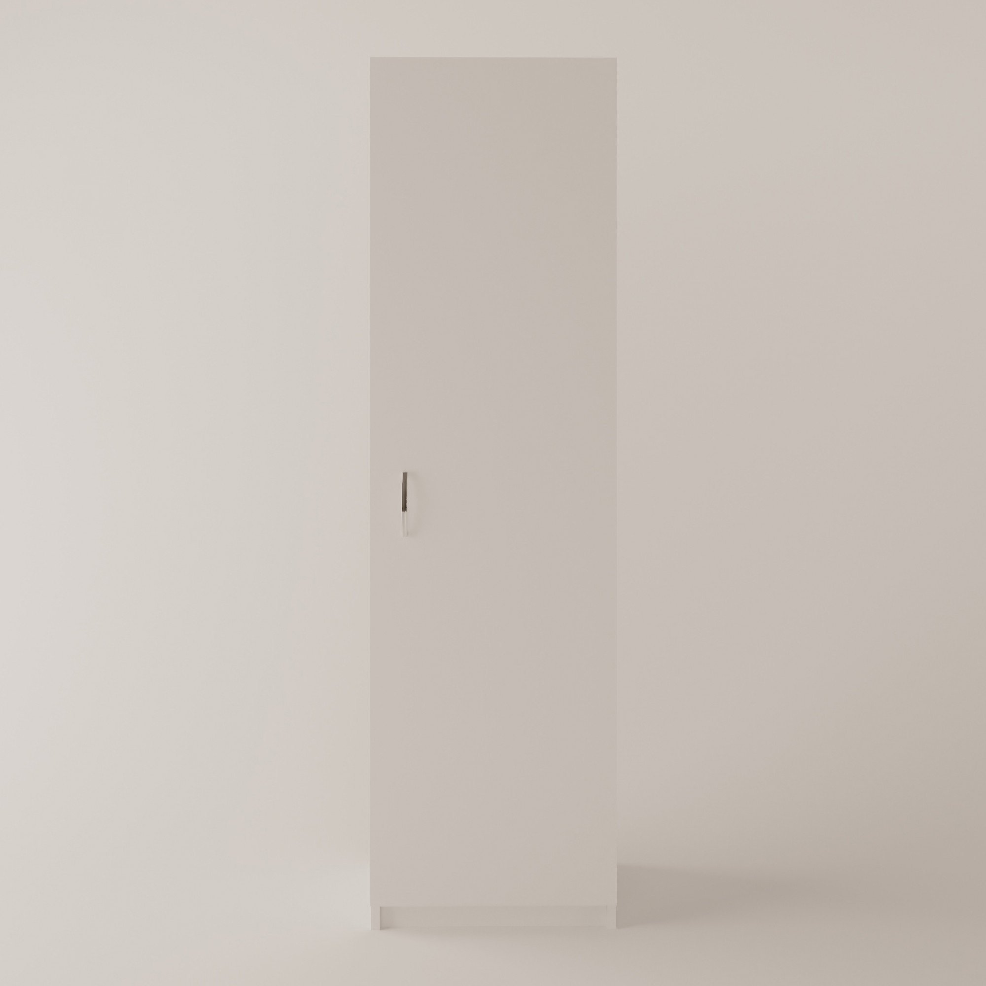 Шкаф для одежды со штангой 1950х550х420 мм Белый - фото 3