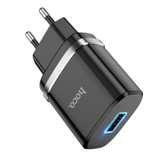 Адаптер Hoco N1 1 USB 2,4 A Чорний