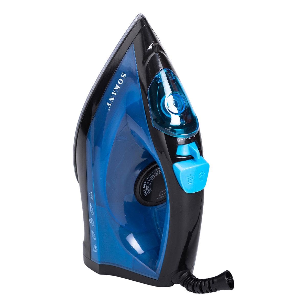 Праска ручна парова Sokany з керамічним покриттям для одягу 1600 Вт Синій (5922) - фото 5 Праска ручна парова Sokany з керамічним покриттям для одягу 1600 Вт Синій (5922) - фото 5