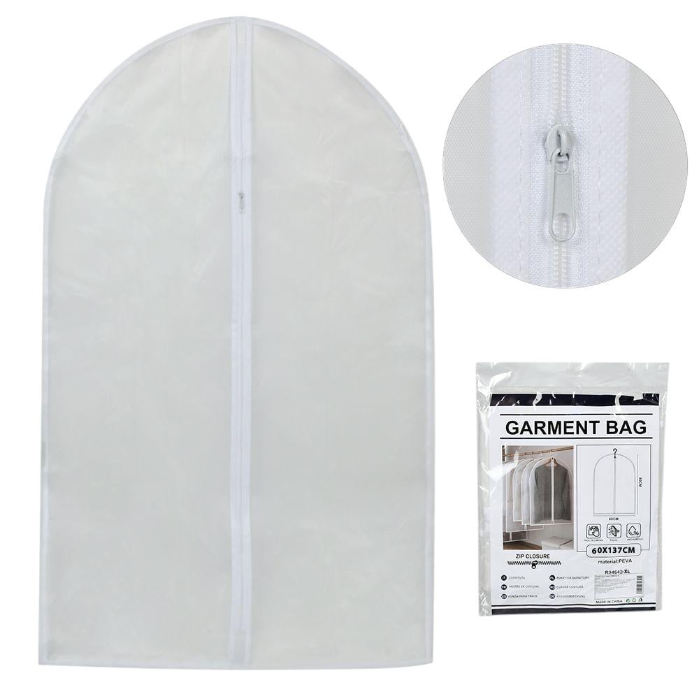 Чехол для одежды с молнией R94642-XL 60х137 см Белый (30167329) - фото 2 Чехол для одежды с молнией R94642-XL 60х137 см Белый (30167329) - фото 2