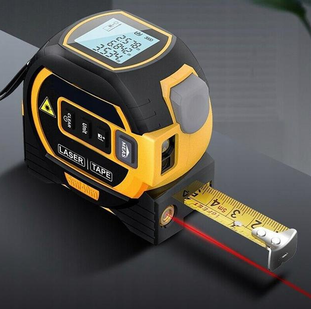 Далекомір-рулетка і лазерний нівелір з дисплеєм 40 м/5 м - фото 6