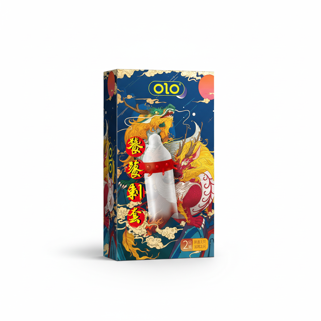 Презервативы стимулирующие с усиками OLO Taotie с силиконовой смазкой 18 см 2 шт. (X00001202-3)