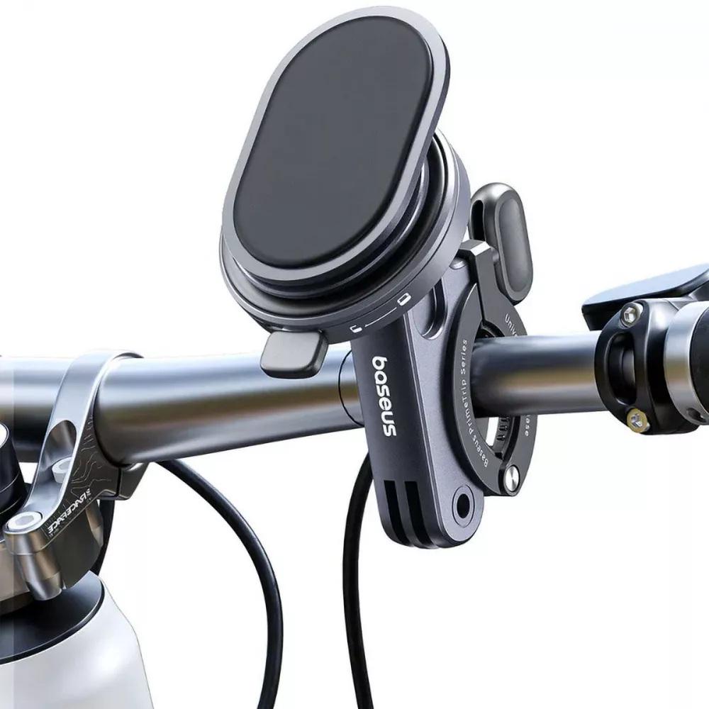 Держатель для смартфона BASEUS PrimeTrip Series Stick-on Type на руль велосипеда (C40569001121-00) - фото 3 Держатель для смартфона BASEUS PrimeTrip Series Stick-on Type на руль велосипеда (C40569001121-00) - фото 3