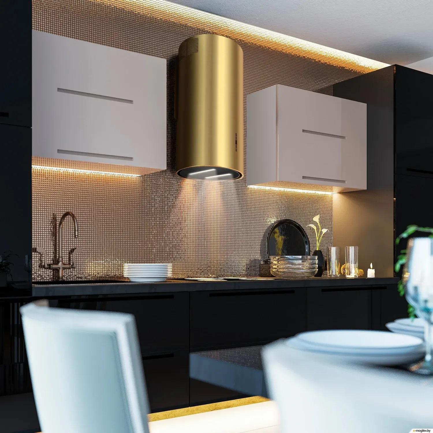 Витяжка кухонна Gunter&Hauer MARGARETTE WALL електронне управління LED-підсвічування Золотий - фото 11 Витяжка кухонна Gunter&Hauer MARGARETTE WALL електронне управління LED-підсвічування Золотий - фото 11