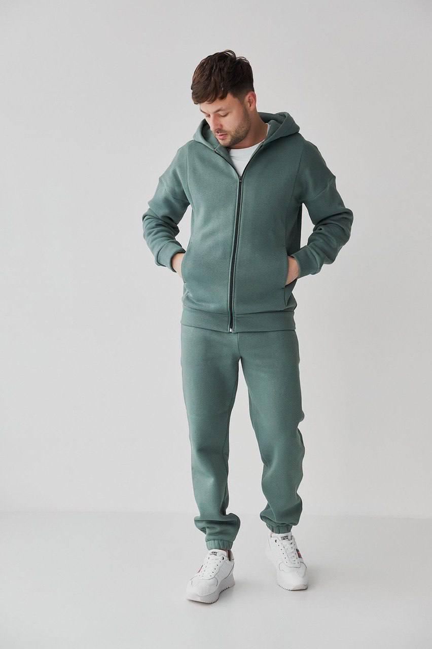 Прогулочный костюм унисекс на замке М115.4 XL Темно-оливковый (355-1-63)