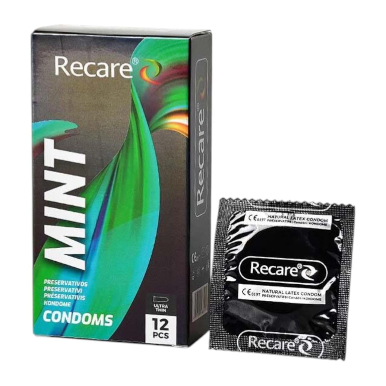 Презервативи ультратонкі з ароматом м'яти Ultra Thin Mint Holographic Recare 12 шт. (2929632807) Презервативи ультратонкі з ароматом м'яти Ultra Thin Mint Holographic Recare 12 шт. (2929632807)