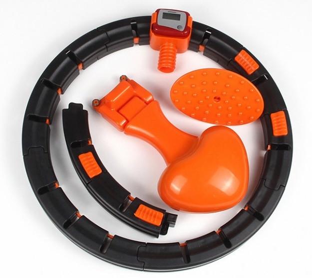 Умный массажный обруч Intelligent Hula Hoop 7803 Black/Orange