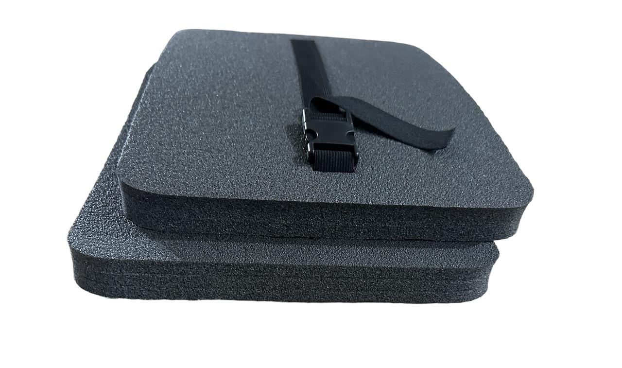 Сиденье для военных и туристов Termoizol толщина 30 мм 30х40 см Серый - фото 7