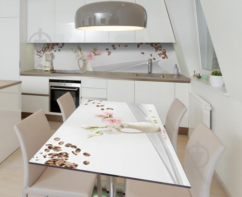 Наклейка 3Д виниловая на стол Zatarga «Летающие зёрна» 650х1200 мм (Z184500/1st)