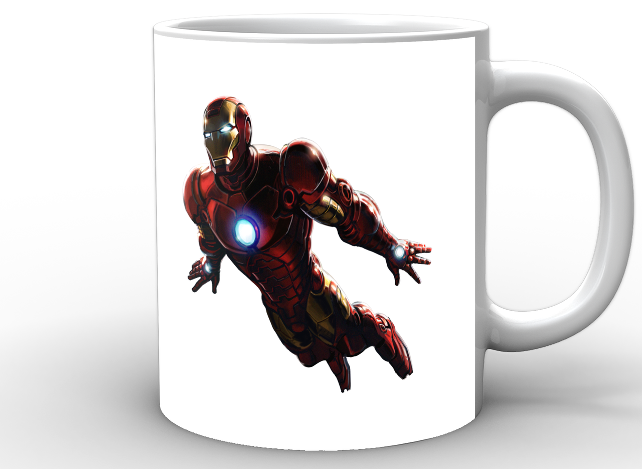Чашка GeekLand Iron Man 330 мл Белый (IM.02.087)