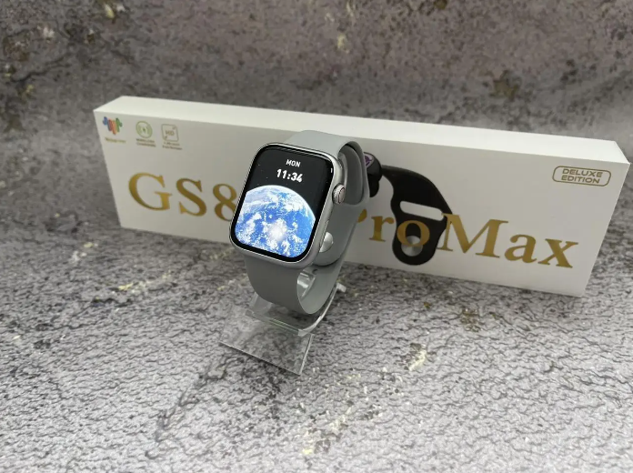 Годинник розумний Smart Watch GS8 Pro Max з українською мовою та функцією дзвінка 45 мм Сірий - фото 8