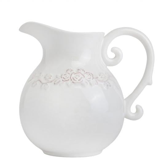 Ваза керамическая Elisey Весеннее дыхание 18,5 см Белый (9097-021)