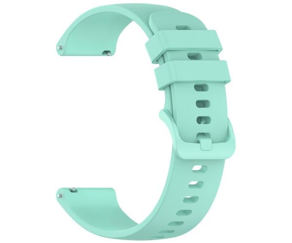 Ремешок Silicone для Hoco Y41/Y38/Y35/Y33/Y27/Y26/Y24 22 мм Бирюзовый