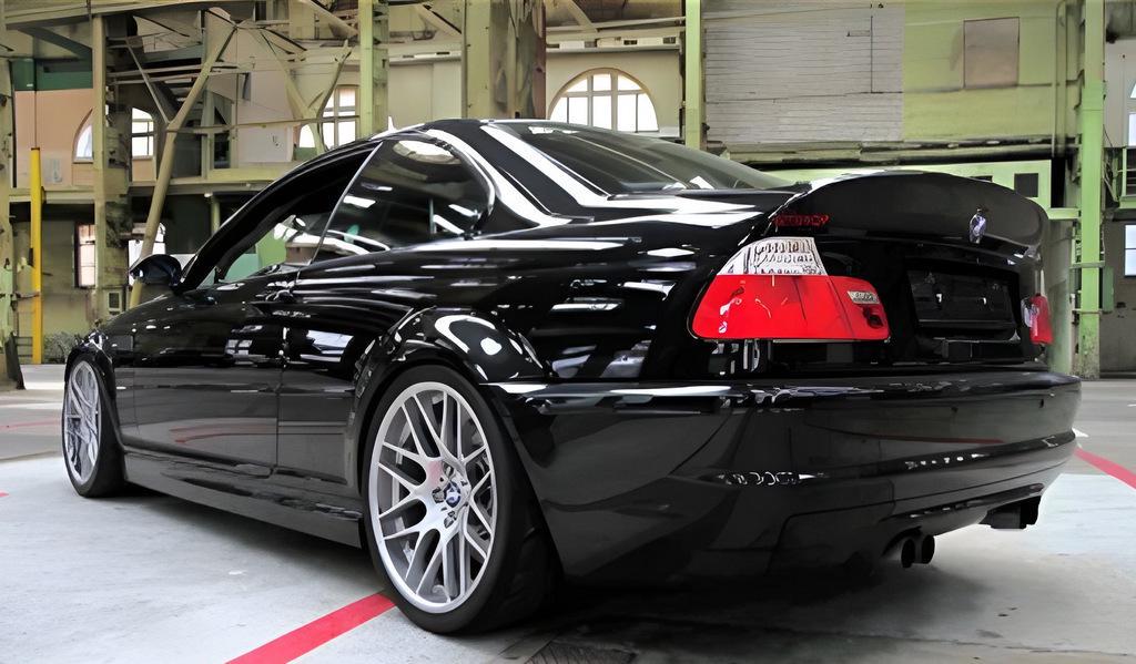 Спойлер DPT V-1 2 дверцы глянецевый DPT для BMW 3 серия E-46 1998-2006 Черный (130823)