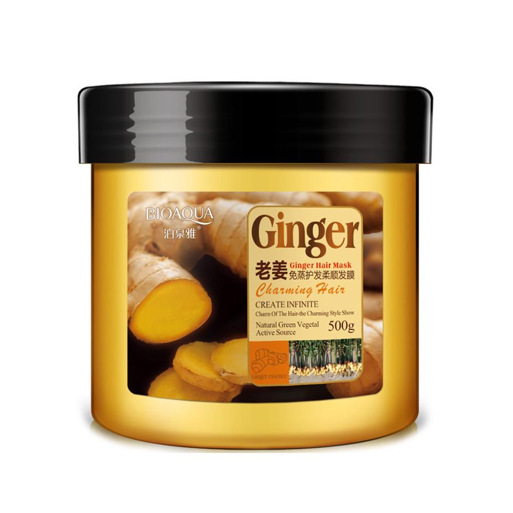 Маска для волос Bioaqua Ginger Hair Mask с имбирем укрепляющая 500 г (1476906320)