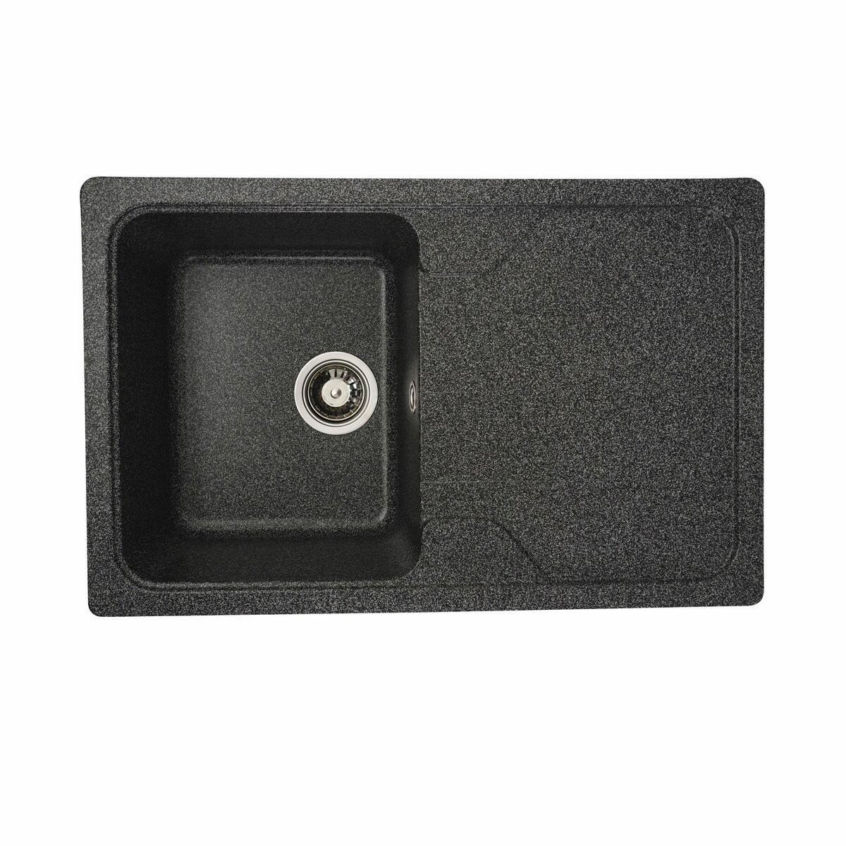 Мойка для кухни гранитная Platinum 7850 VERONA Графитовый (PLTM-SP000025151)